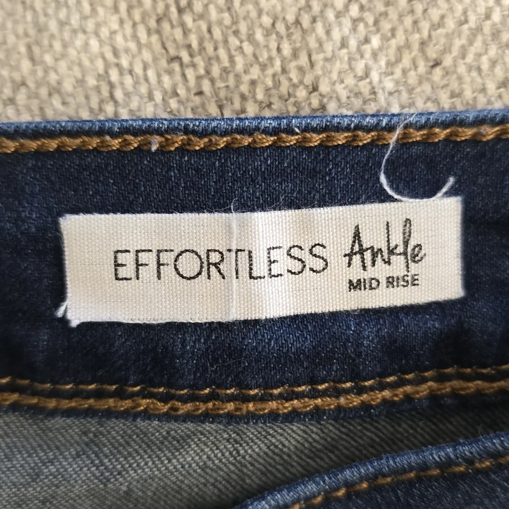 Classic Navy Distressed Skinny Jeans - Picture 2 of 16